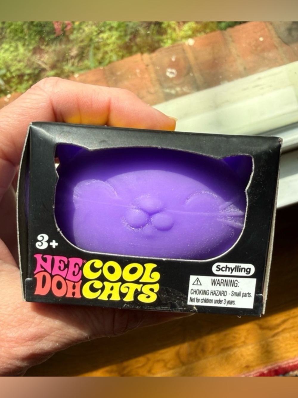 NeeDoh Cool Cats Purple Cat Stress Toy by Schylling